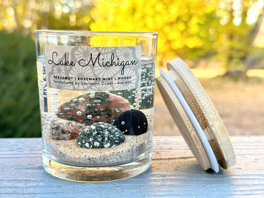 Lake Michigan (Beach Stones) Gel Candle