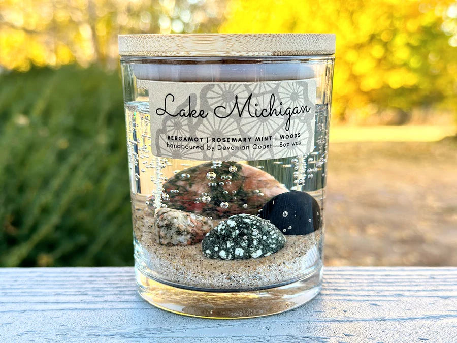 Lake Michigan (Beach Stones) Gel Candle