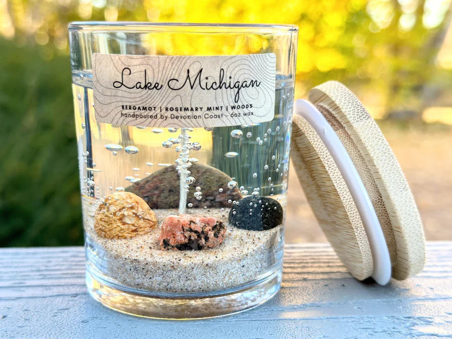 Lake Michigan (Beach Stones) Gel Candle
