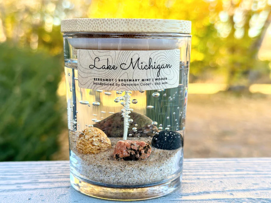 Lake Michigan (Beach Stones) Gel Candle