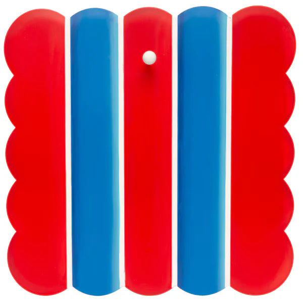 Red White & Blue Scallop Display Board RTC