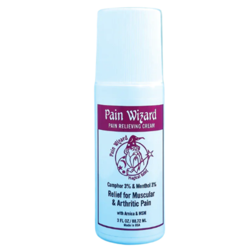 Pain Wizard Cream 3oz Roll-On