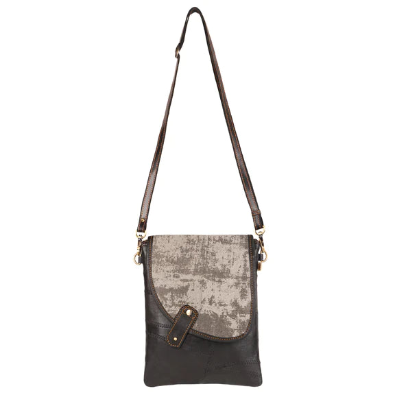 Noho Black Brisk Small Crossbody Bag Vertical Clasp Vaan &amp; Co