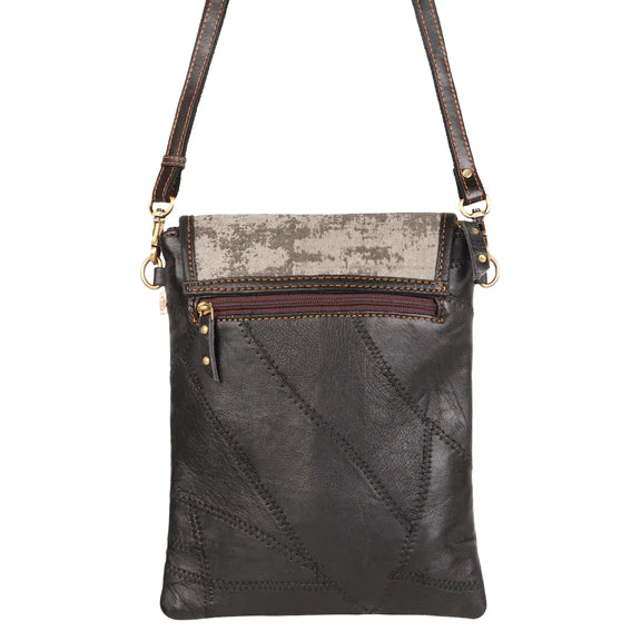 Noho Black Brisk Small Crossbody Bag Vertical Clasp Vaan &amp; Co