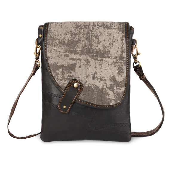 Noho Black Brisk Small Crossbody Bag Vertical Clasp Vaan &amp; Co