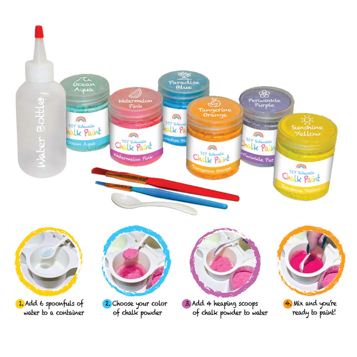 DIY Sidewalk Chalk Paint Set