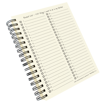 My Bucket List Journal