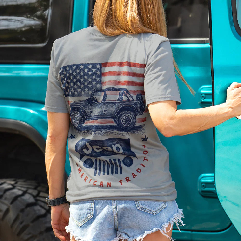 Storm Grey Jeep American Tradition T-shirt