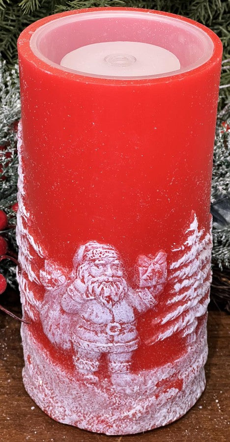 Holiday Fountain Candle 4x8