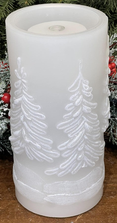 Holiday Fountain Candle 4x8