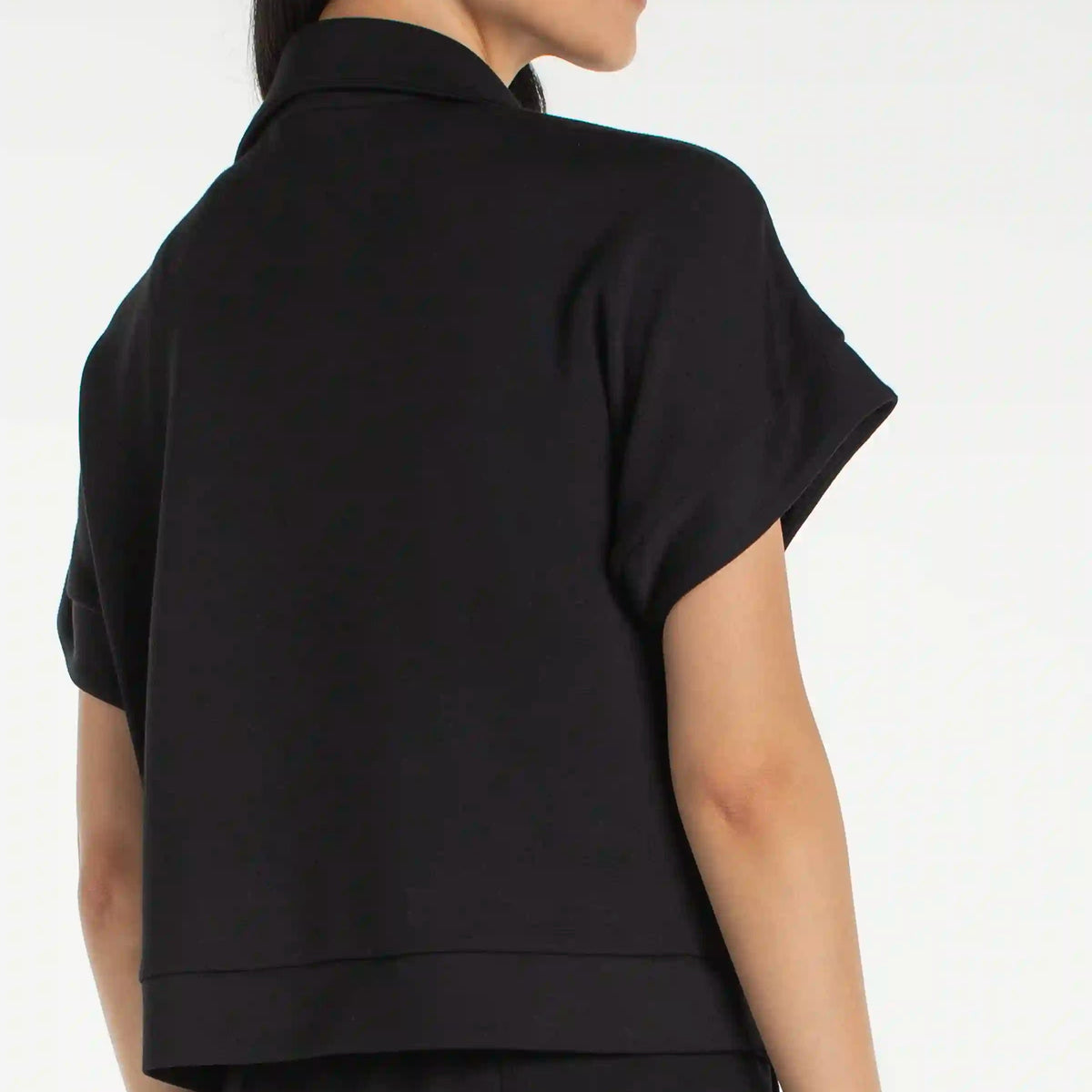 Half Zip Popover Top