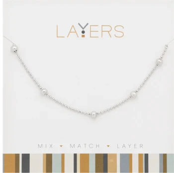 Silver Layers Necklace