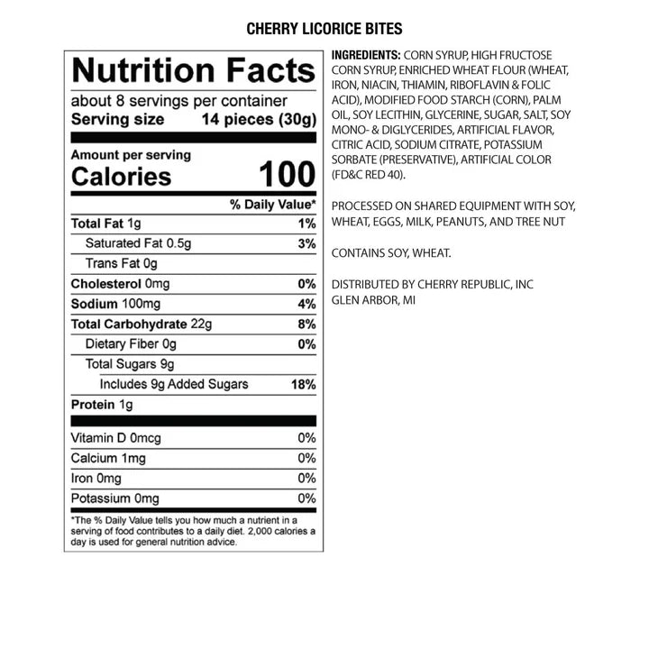 Cherry Licorice Bites 8oz