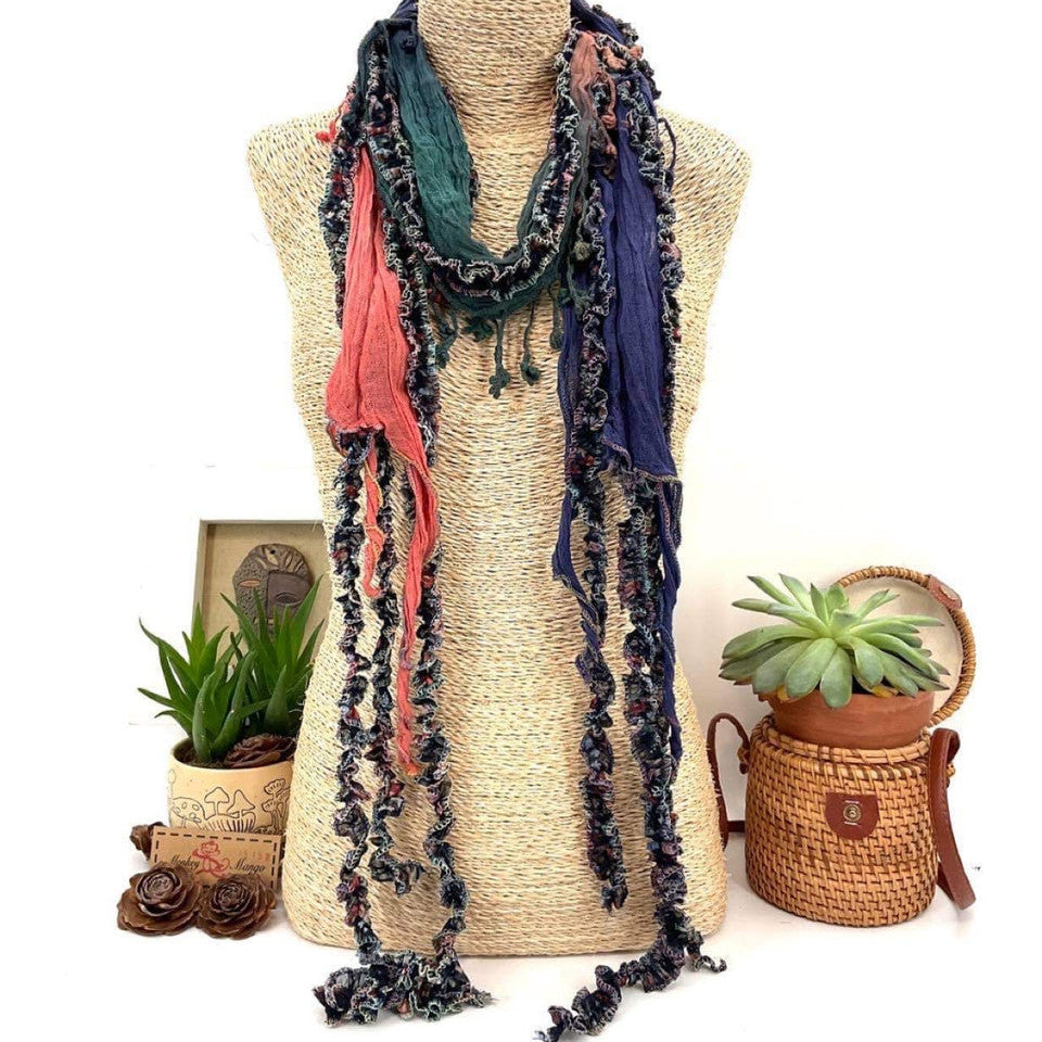 Monkey Mango Ombre Fringe Scarf