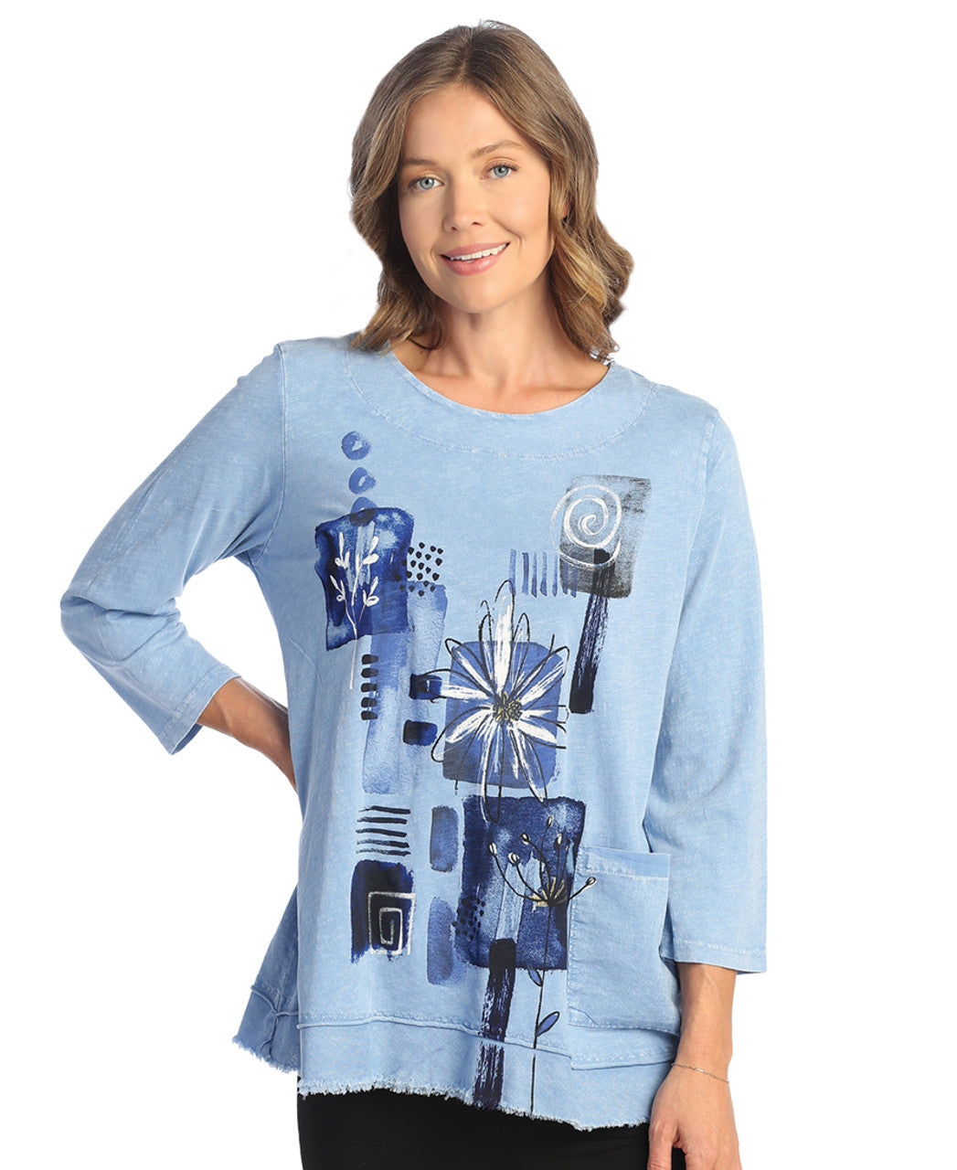 Lily Mineral Tunic Top w/ Pocket