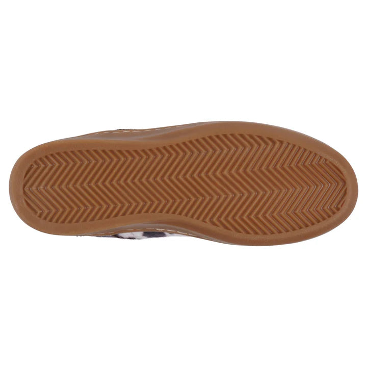 Women's Milan Cow Print Lace Up Sneakers