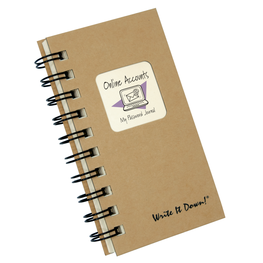 Online Accounts - My Mini Password Journal