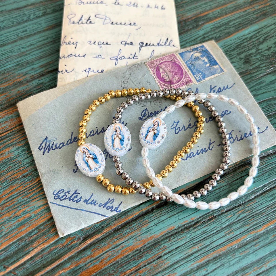 Miraculous Mary Holy Water Bracelet