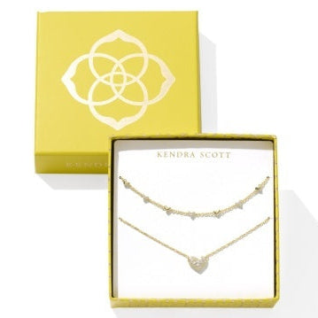 Ari & Haven Heart Necklace Gift Set