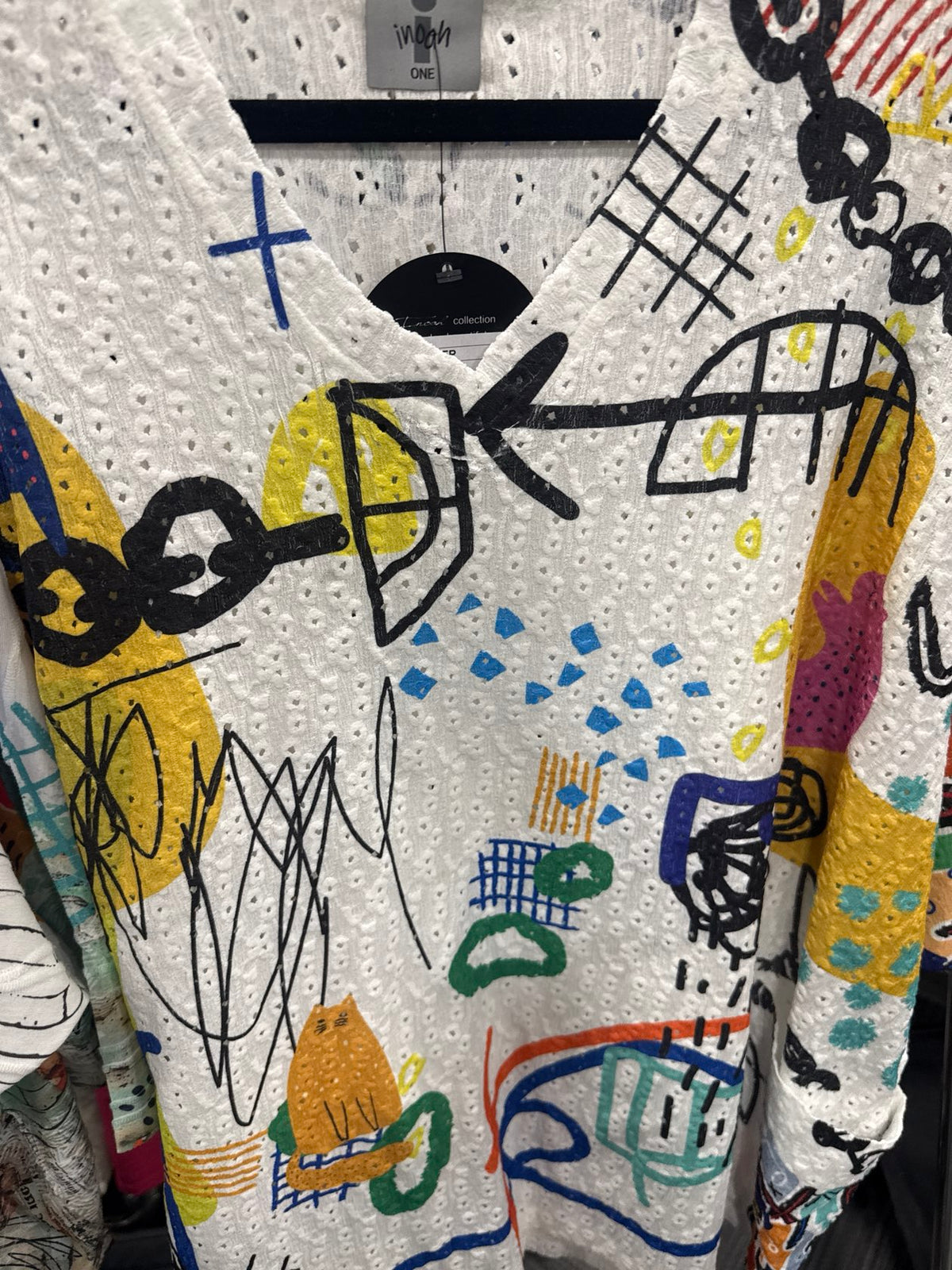 Art Hoodie Pullover Top
