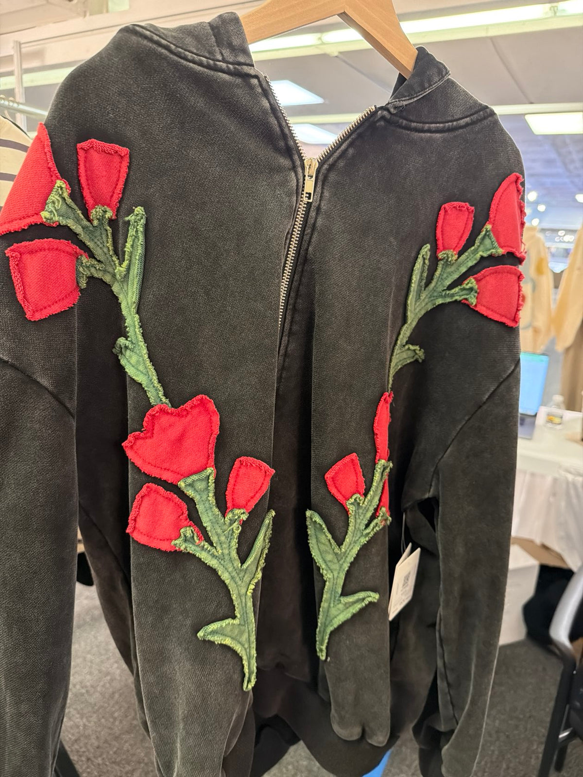 Black Rose Vine Hoodie