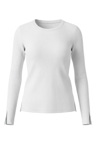 Long Sleeve Scoop Neck Knit Top