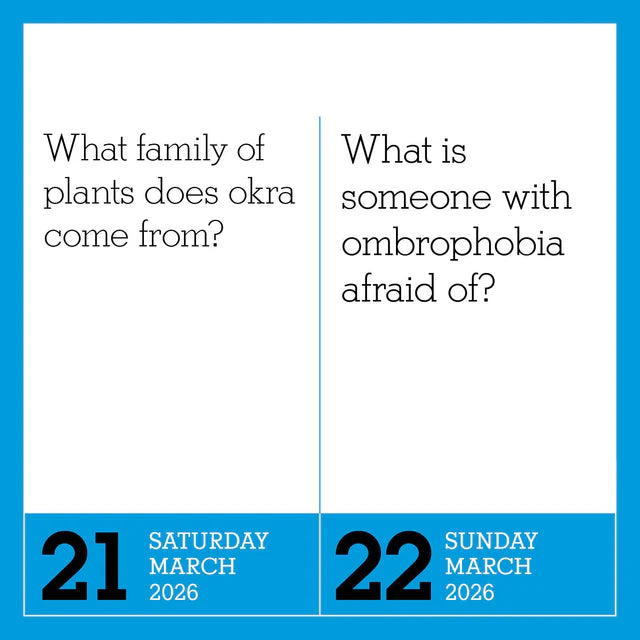 365 Days of Amazing Trivia Page-A-Day Calendar 2026