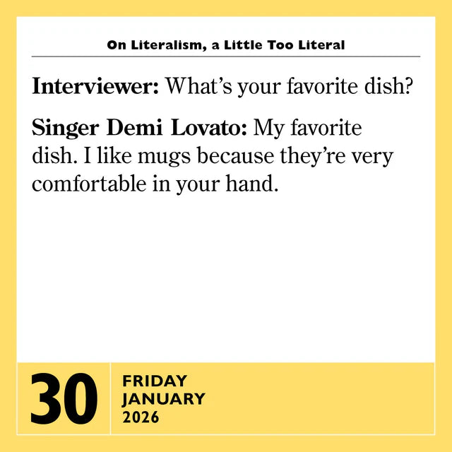 The 365 Stupidest Things Ever Said Page-A-Day Calendar 2026