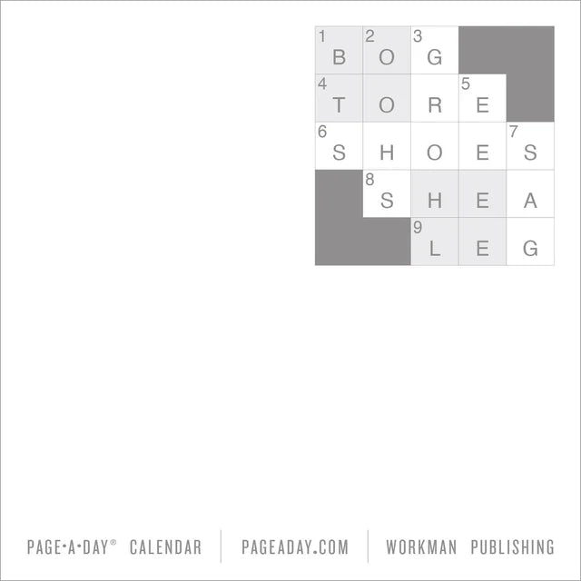 New York Times Mini Crossword Page-A-Day Calendar 2026
