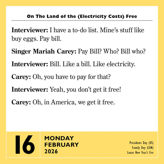 The 365 Stupidest Things Ever Said Page-A-Day Calendar 2026