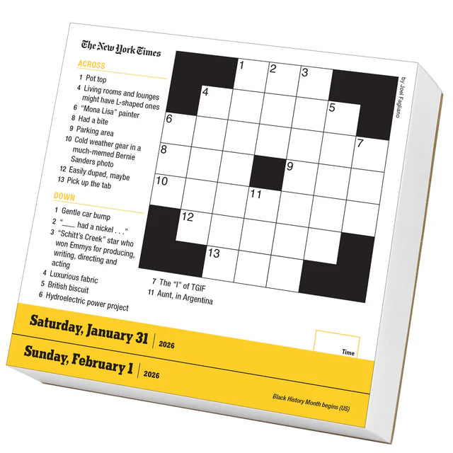 New York Times Mini Crossword Page-A-Day Calendar 2026