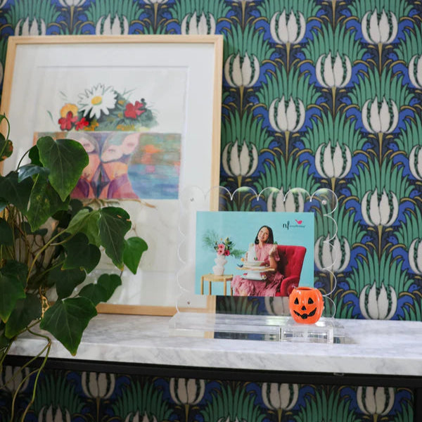Clearly A-Nora-ble Scalloped Acrylic Frame