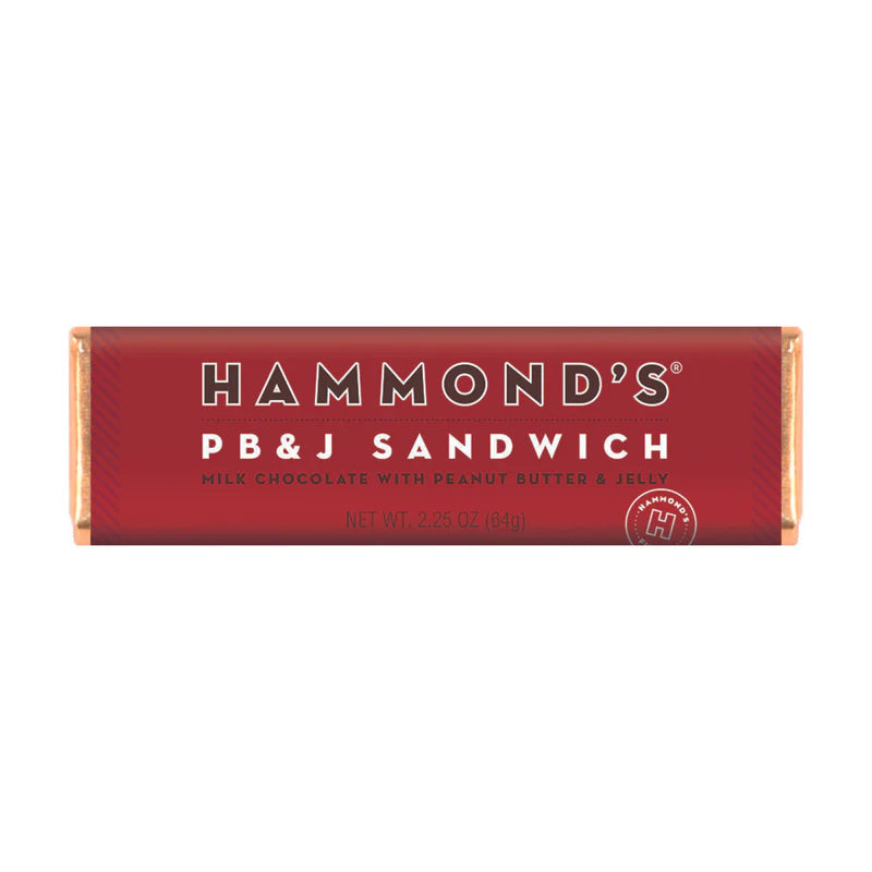 Hammond&#39;s PB&amp;J Sandwich Candy Bar
