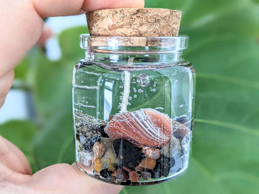 Lake Superior Agate Gel Candle