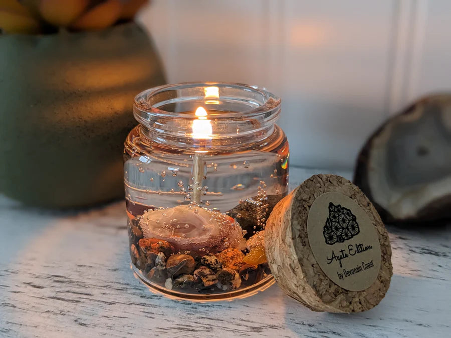 Lake Superior Agate Gel Candle