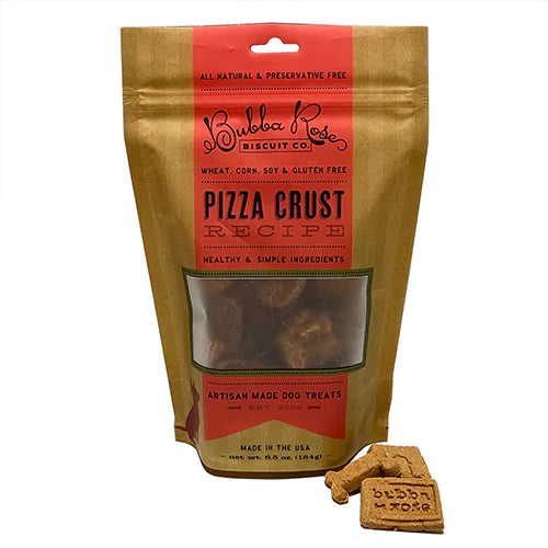 6.5oz. Pizza Crust Dog Biscuit Bag