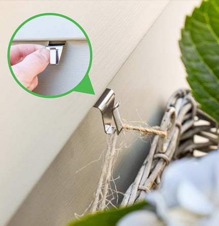 vinyl siding hooks for hanging plants Soffit Vinyl Siding Hangers No-Hole Hook