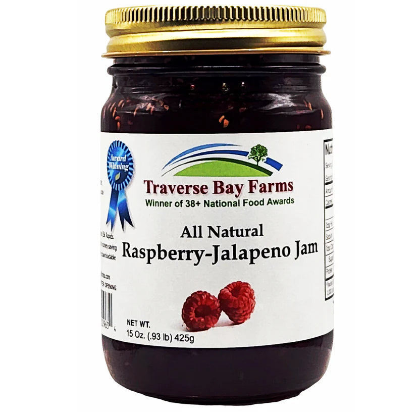 Raspberry Jalapeno Jam 15oz.