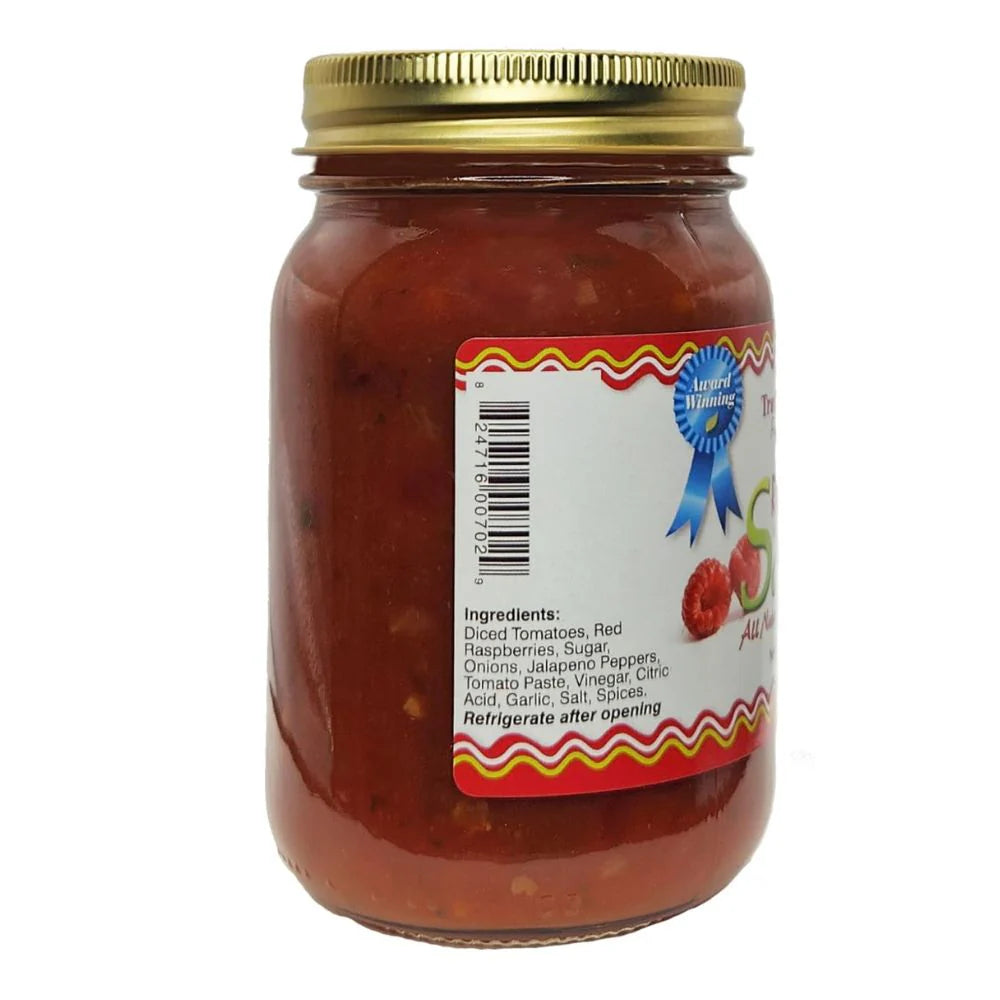 Red Raspberry Salsa - Medium 16oz
