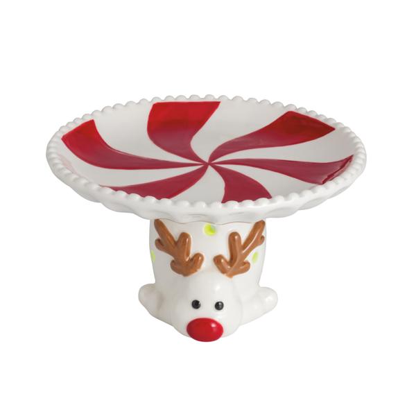 Mud Pie Reindeer LED Candy Tidbit Tray