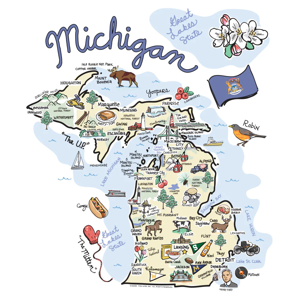 Swig Michigan Travel Mug 22oz