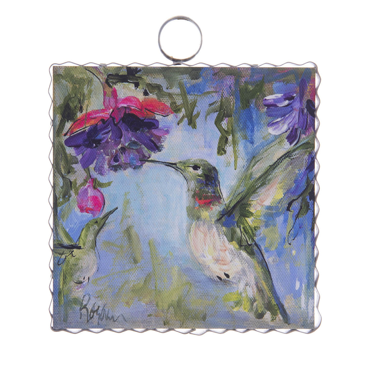 Mini Gallery Art Rozie&#39;s Hummingbird &amp; Fuchsia RTC