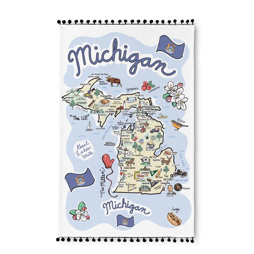 Swig Michigan Tea Towel