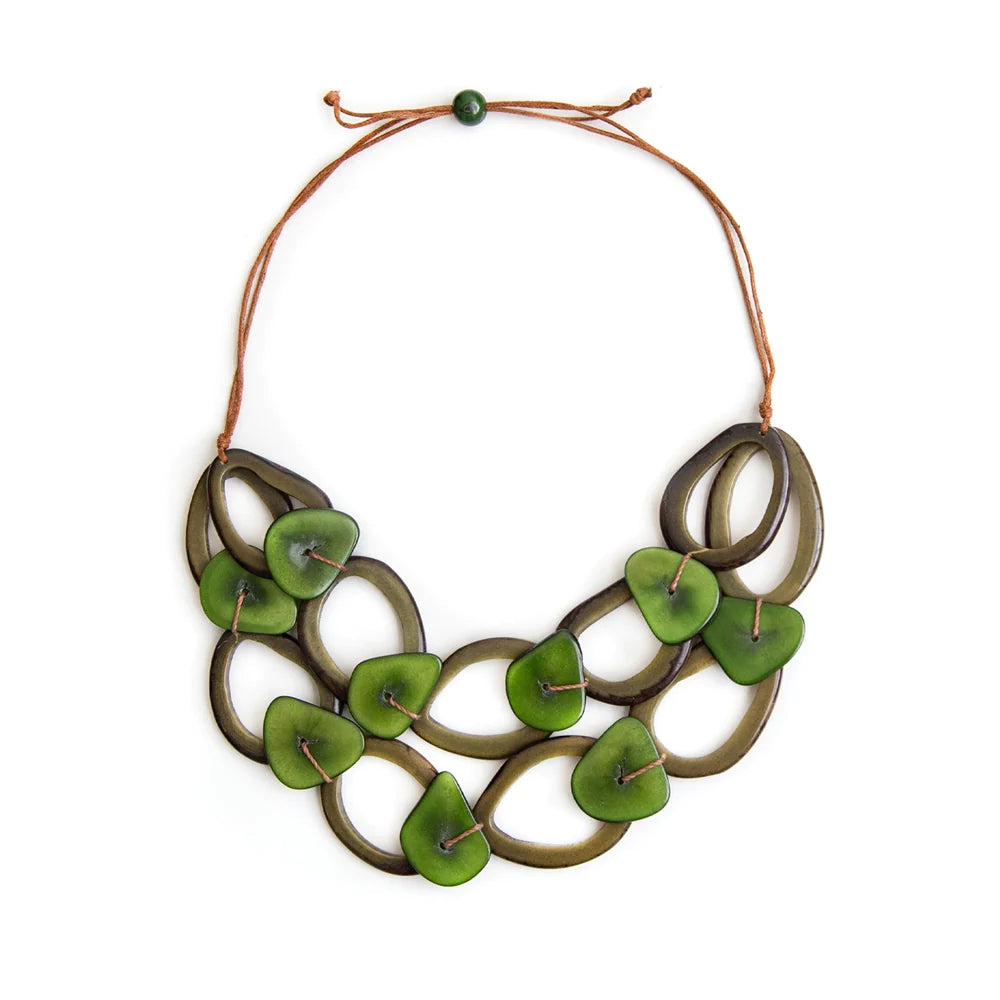 Tagua Crystal Necklace