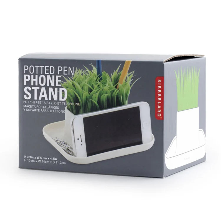 Potted Pen Phone Stand