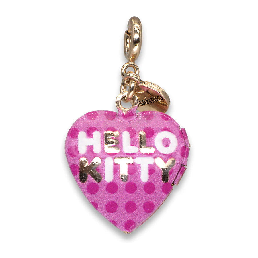 Charm It! Gold Glitter Hello Kitty Charm