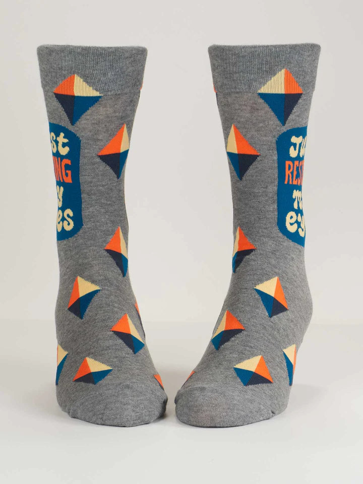 Resting My Eyes Men's Socks