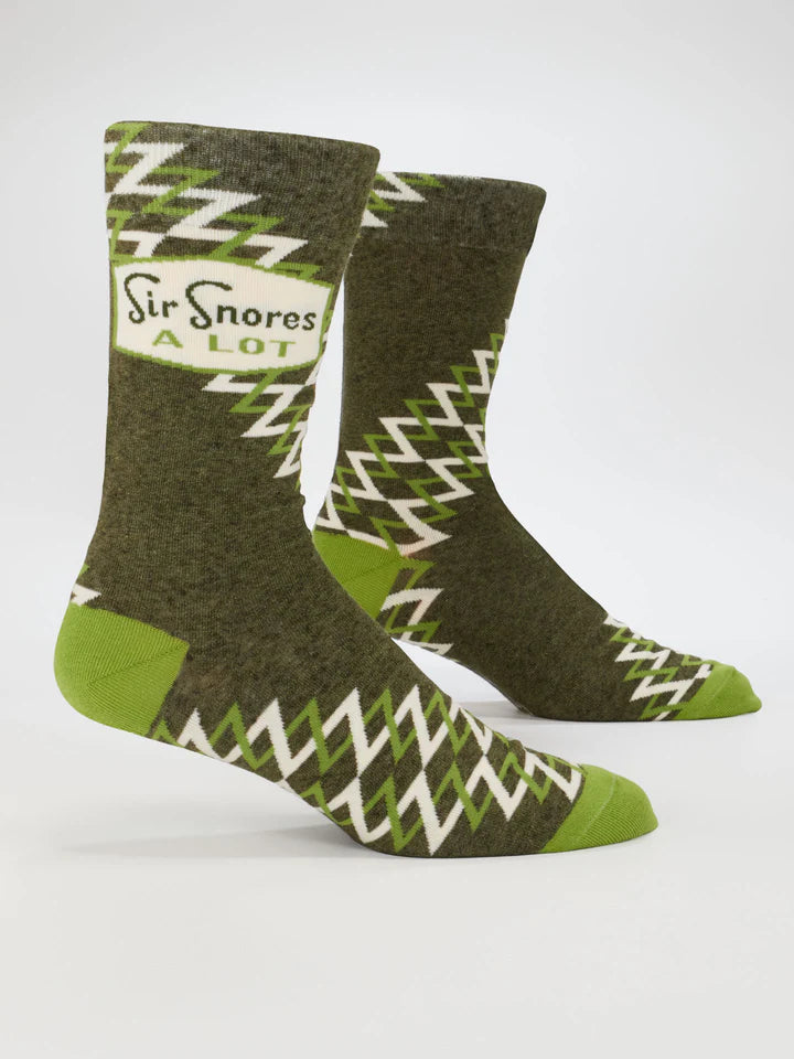 Sir Snores A Lot Men's Socks