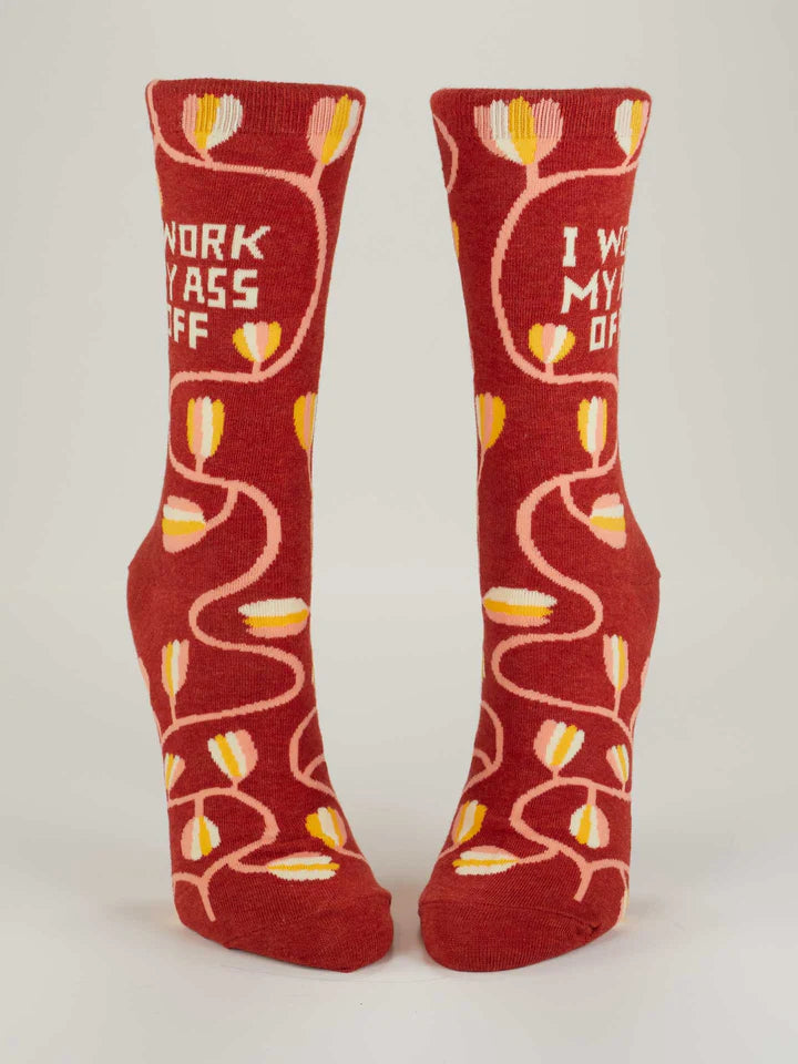 I Work My Ass Off Women&#39;s Socks