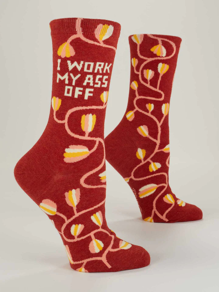 I Work My Ass Off Women&#39;s Socks